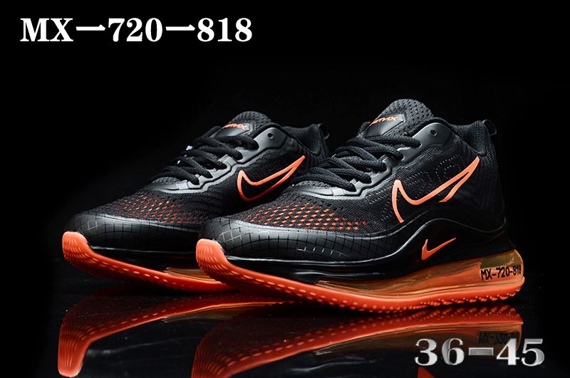 2020 Nike Air Max 720-818 Black Orange For Women - Click Image to Close